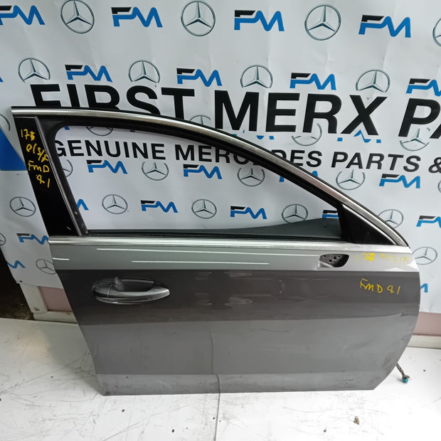 MERCEDES BENZ A-CLASS W177 DRIVER SIDE FRONT DOOR O/S/F COMPLETE GREY FMD41