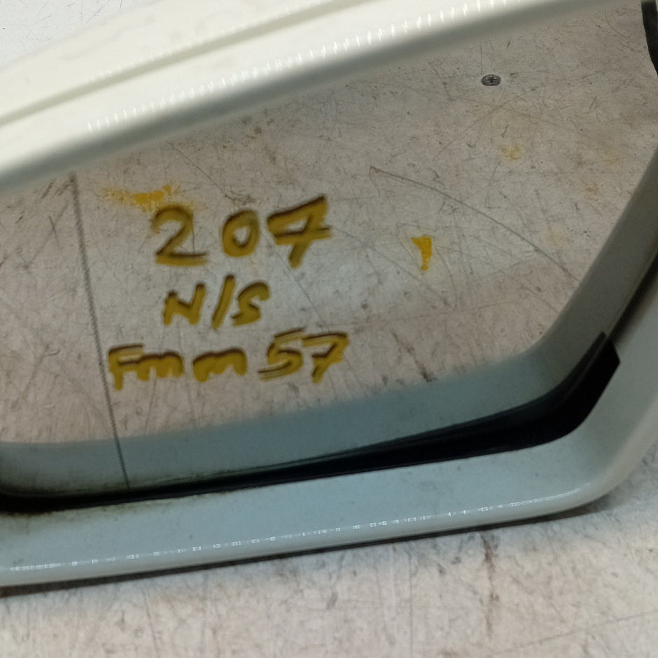 MERCEDES E-CLASS W207 PASSENGER WING MIRROR NS WHITE 2009-2016 FMM57