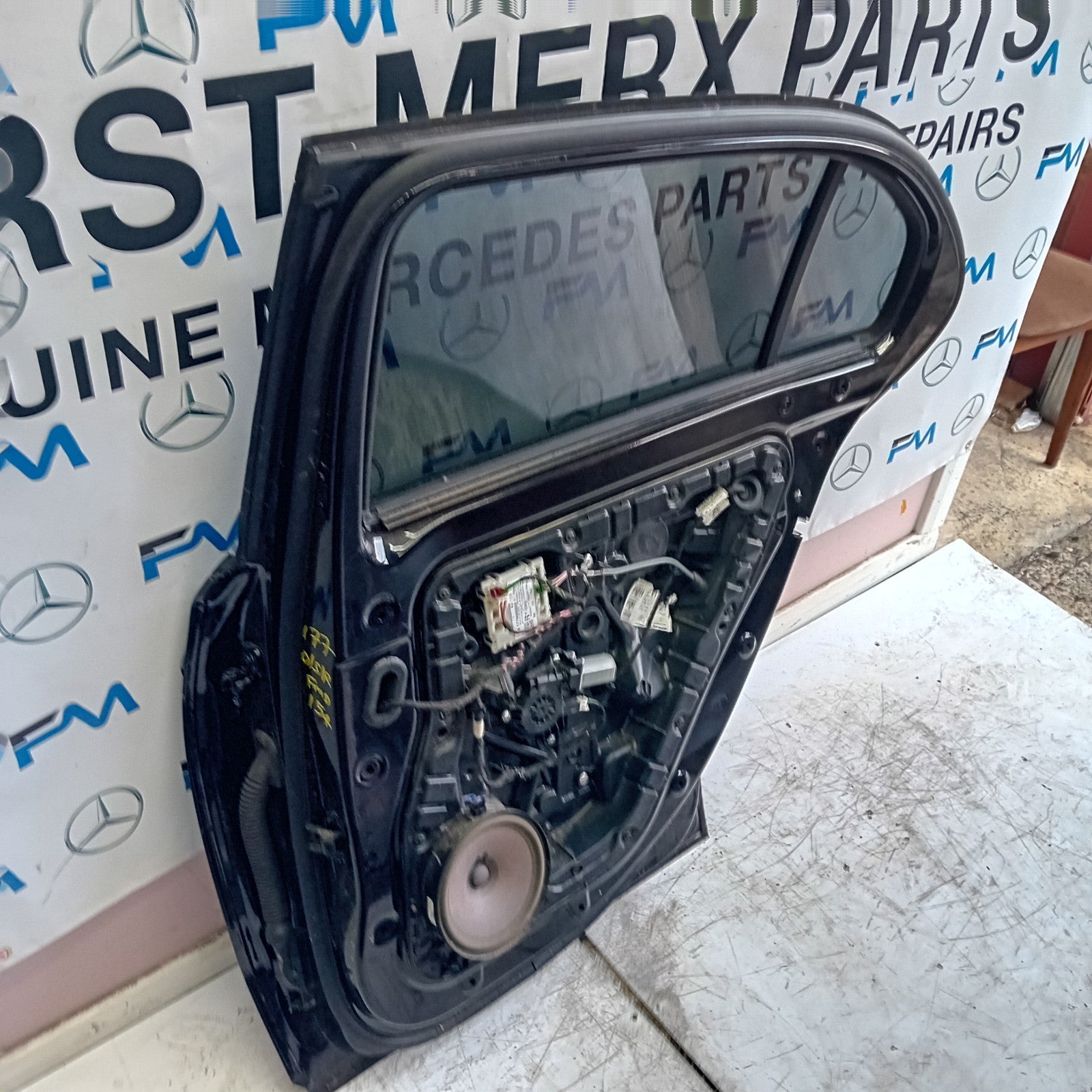 MERCEDES BENZ A-CLASS W177 DRIVER REAR DOOR O/S/R GREY 2018 ONWARDS FMD154