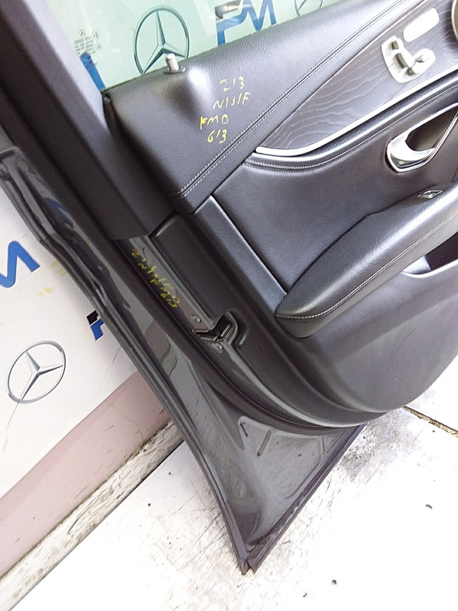 MERCEDES E-CLS W213 SLN PASSENGER FRONT DOOR NSF GREY 2016-23 COMPLETE FMD613