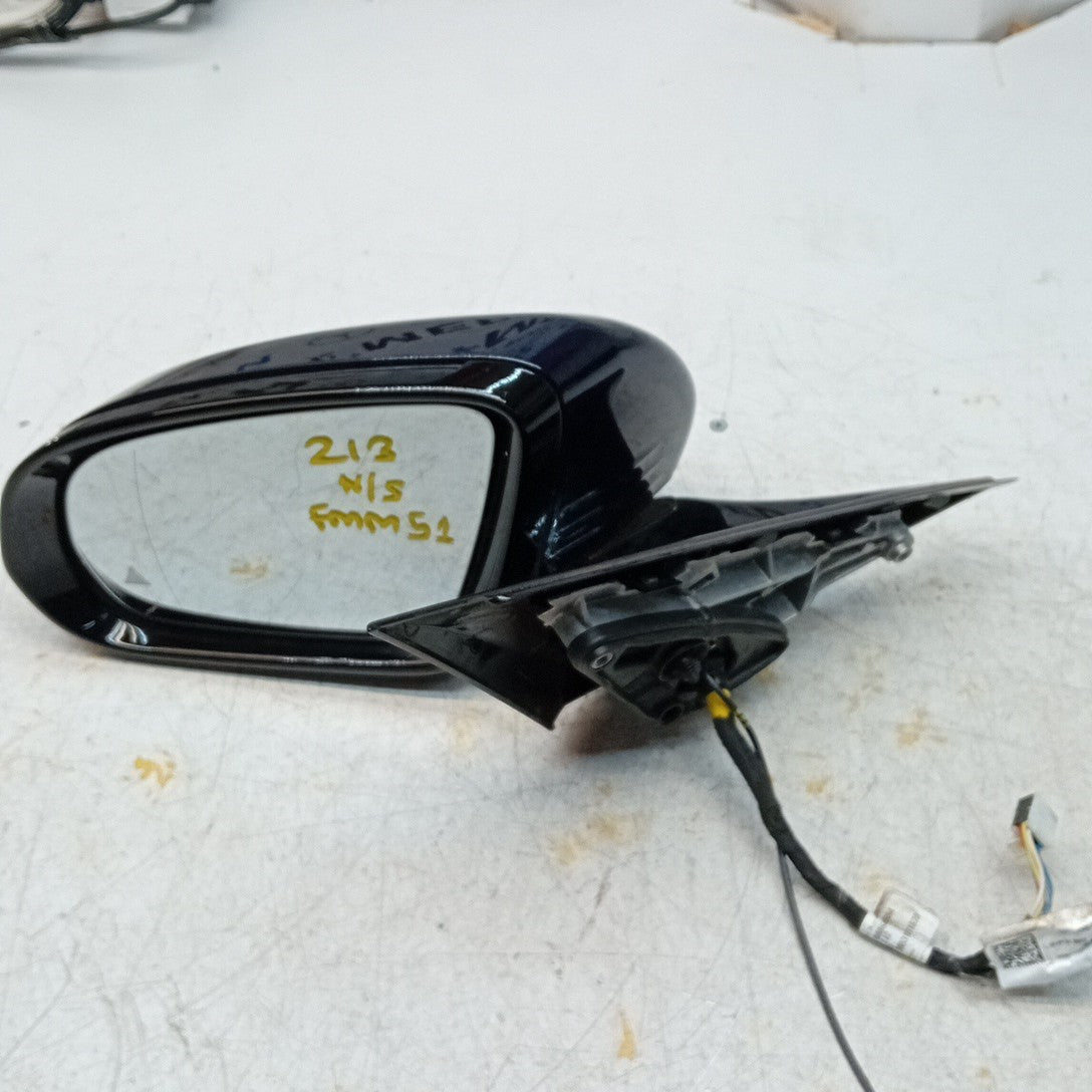 MERCEDES E-CLASS W213 PASSENGER SIDE WING MIRROR BLUE A2138103900 PL BS 16 FMM51