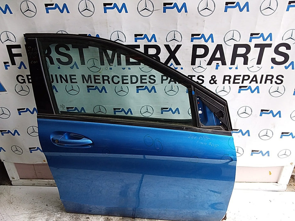 MERCEDES B-CLASS W246 DRIVER FRONT DOOR OSF BLUE 2012-19 COMPLETE FMD605