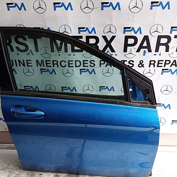 MERCEDES B-CLASS W246 DRIVER FRONT DOOR OSF BLUE 2012-19 COMPLETE FMD605