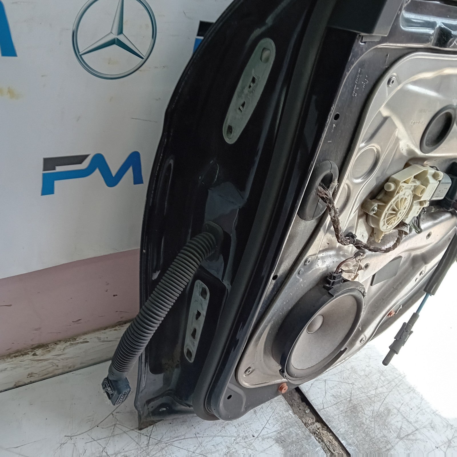 MERCEDES A-CLASS W177 PASSENGER REAR DOOR NSR GREY 2018 ON COMPLETE FMD434