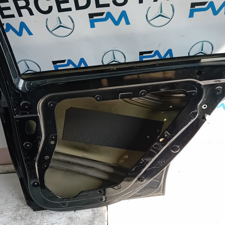MERCEDES A-CLASS W177 SLN DRIVER REAR DOOR OSR 2018 ON BLACK FMD285