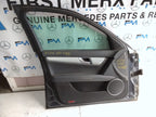 MERCEDES C-CLASS W204 PASSENGER SIDE FRONT DOOR N/S/F COMPLETE GREY FMD58