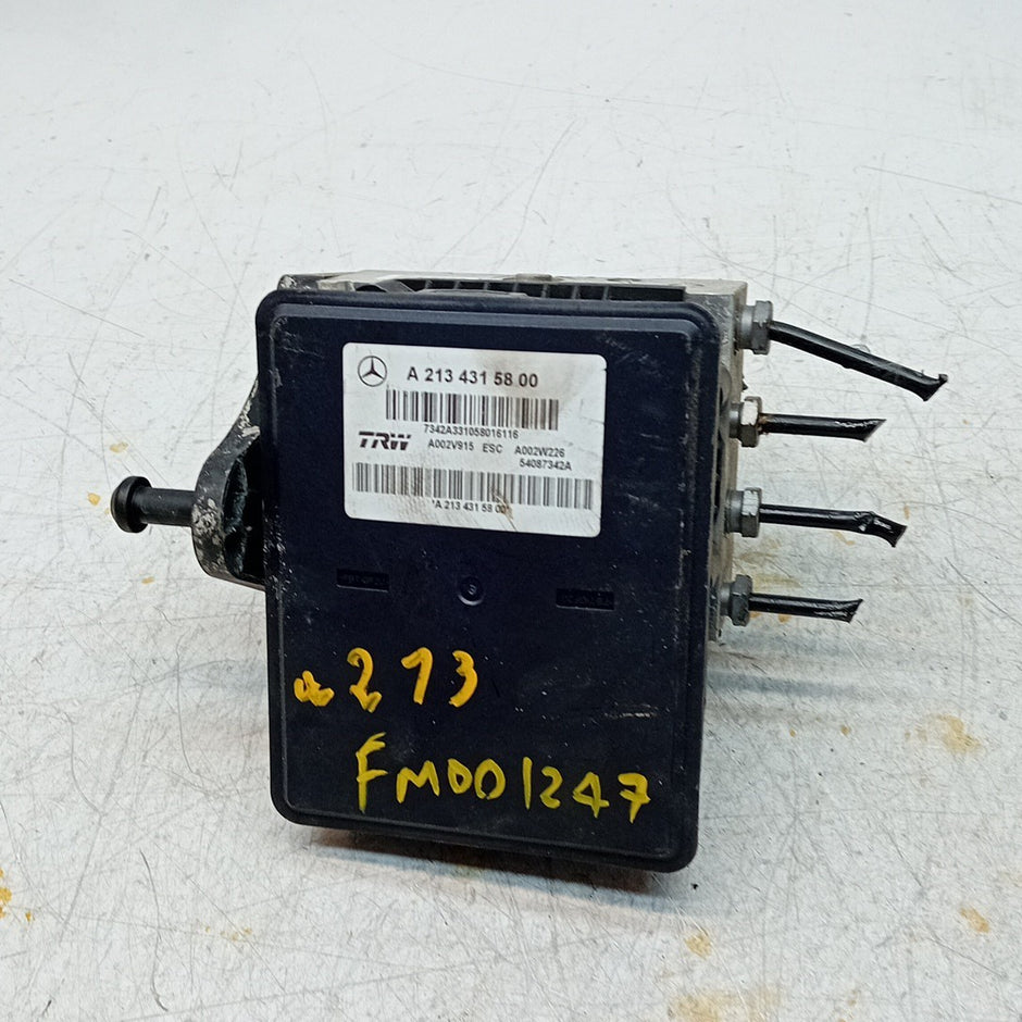 MERCEDES BENZ E-CLASS W213 ABS PUMP MODULE CONTROL UNIT A2134315800 FM001247