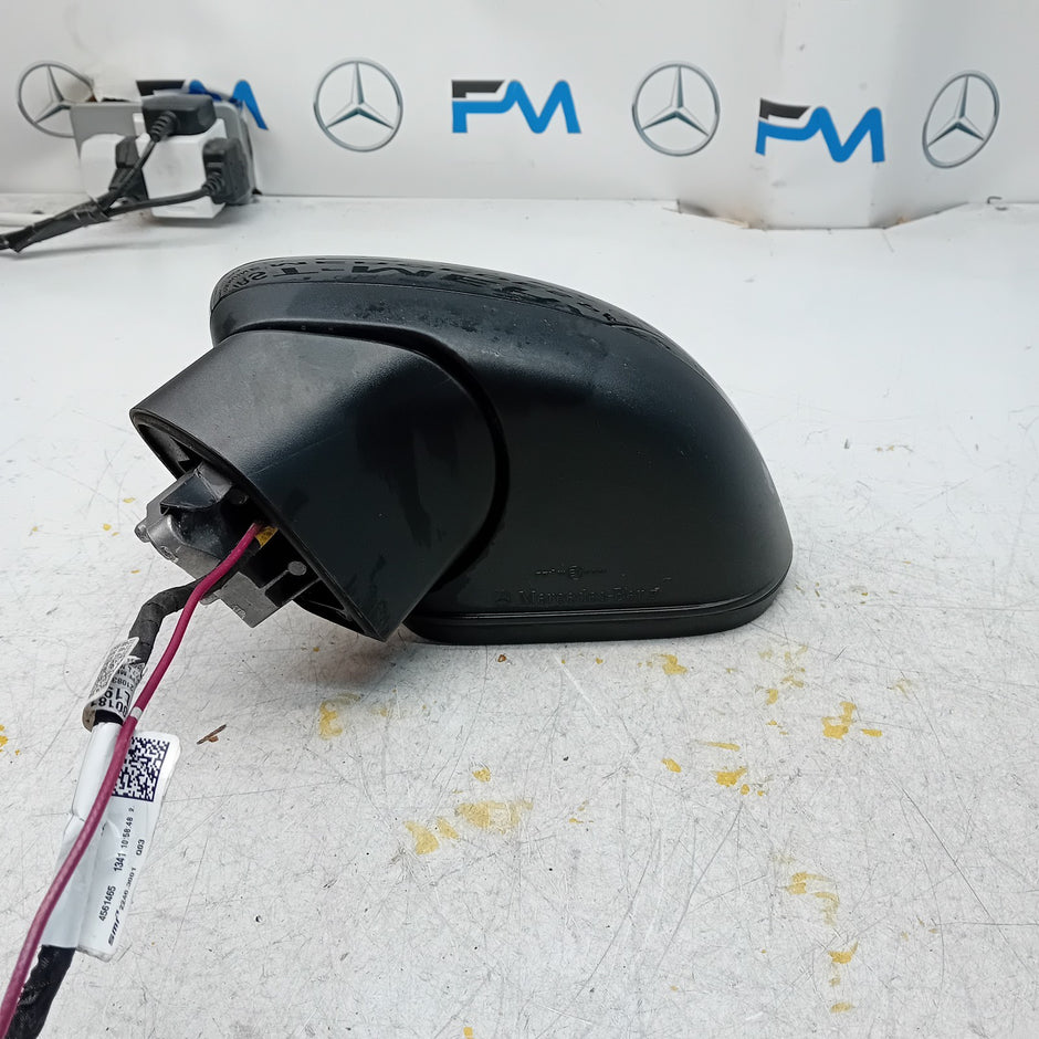 MERCEDES A-CLASS  W177 PASSENGER SIDE WING MIRROR A1778105304 BLACK FMM32