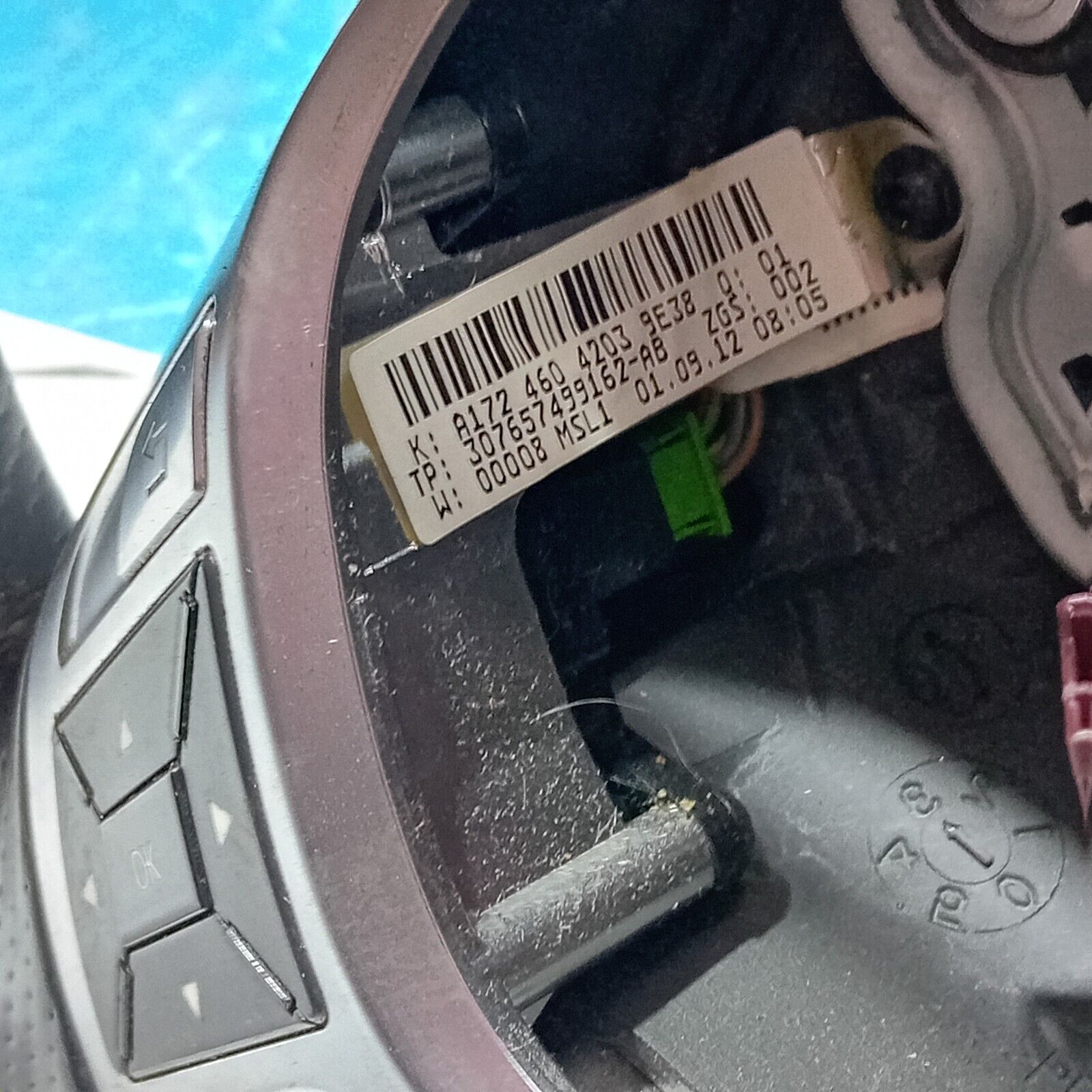 MERCEDES C CLASS STEERING WHEEL 2007-2015 C204 COUPE A1724604203