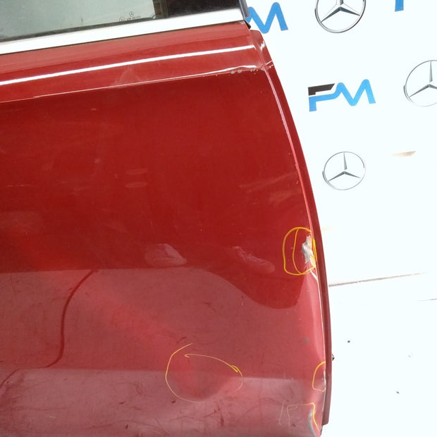 MERCEDES BENZ A-CLASS W177 DRIVER SIDE REAR DOOR O/S/R COMPLETE RED FMD83