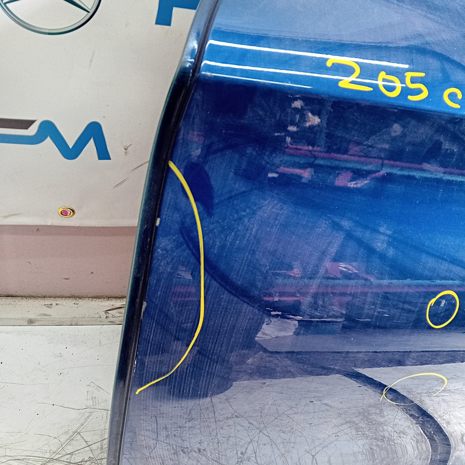 MERCEDES C-CLASS W205 CP PASSENGER FRONT DOOR NSF 2016 ON BLUE FMD410