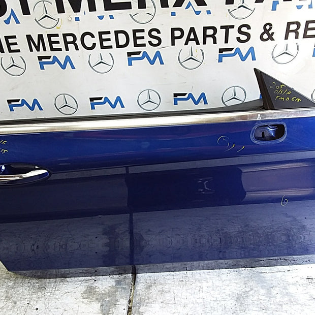 MERCEDES C-CLS W205 COUPE DRIVER FRONTDOOR OSF BLUE 2016 ONWARDS COMPLETE FMD615