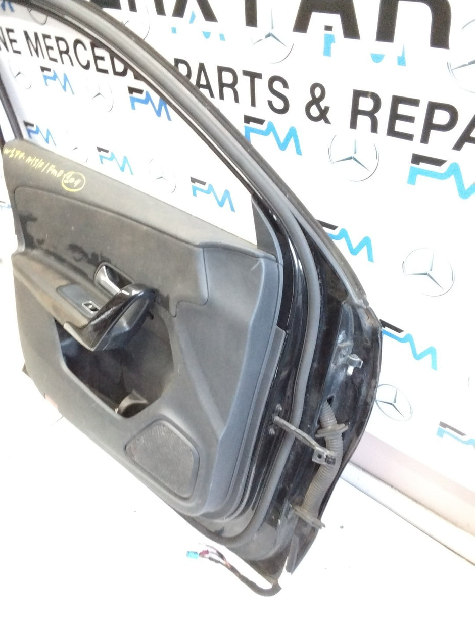 MERCEDES A-CLASS W177 PASSENGER SIDE FRONT DOOR N/S/F COMPLETE BLACK FMD104