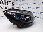 MERCEDES C CLASS W205 COMPLETE HEADLIGHT FACELIFT DRIVER OS A2059068202 FMH103