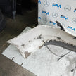 MERCEDES BENZ C-CLASS W205 SLN REAR BUMPER 2015 WHITE A2058850138 FMX54