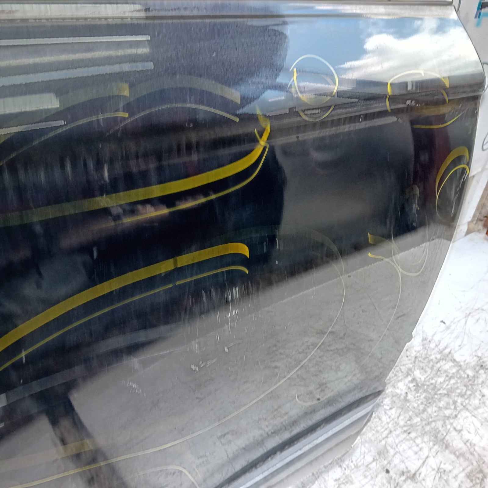 MITSUBISHI OUTLANDER MK3 DRIVER SIDE REAR DOOR OSR 2013 BLACK FMD419