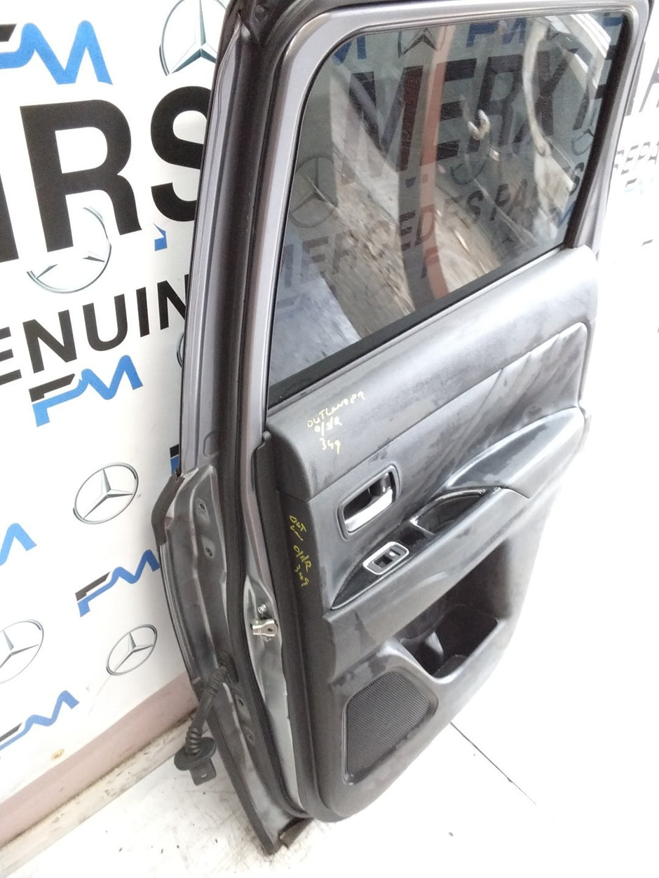 MITSUBISHI OUTLANDER MK3 DRIVER REAR DOOR OSR GREY 2013 COMPLETE FMD349