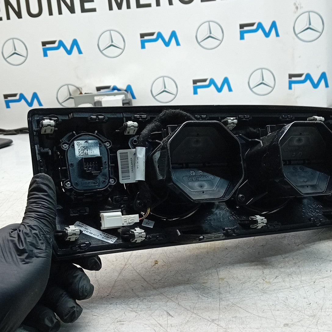 MERCEDES A-CLASS W177 DASHBOARD  TRIM + 3 AIRVENT + ENGINE BUTTON A177 FM001548