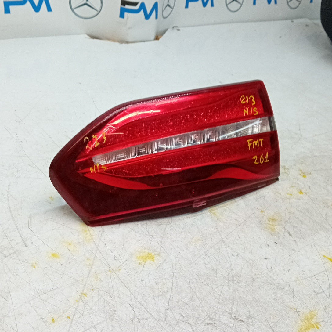 MERCEDES BENZ  E-CLASS W213 PASSENGER LEFT NS REAR INNER TAIL LIGHT FMT261