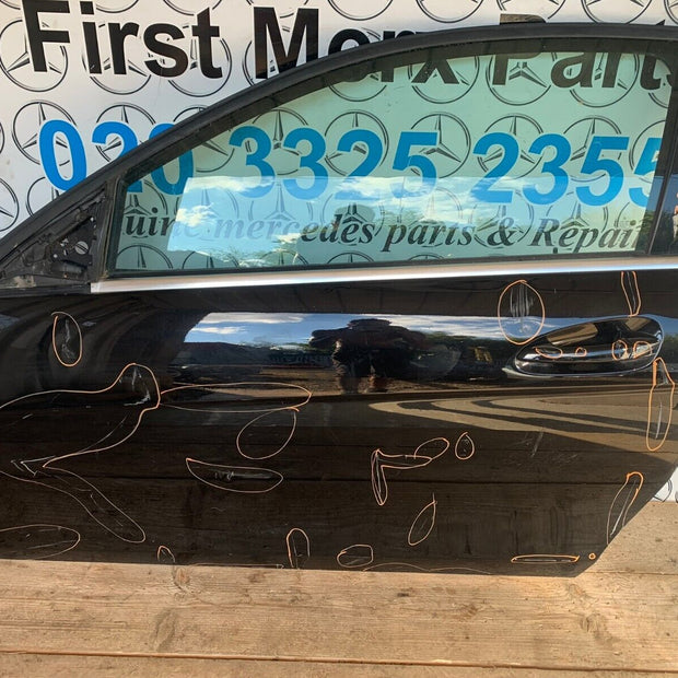 MERCEDES BENZ C CLASS W204 NEARSIDE FRONT PASSENGER DOOR 2007-2013 COUPE