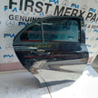 MERCEDES BENZ A-CLASS W176 DRIVER SIDE REAR DOOR O/S/R BLACK FMD119