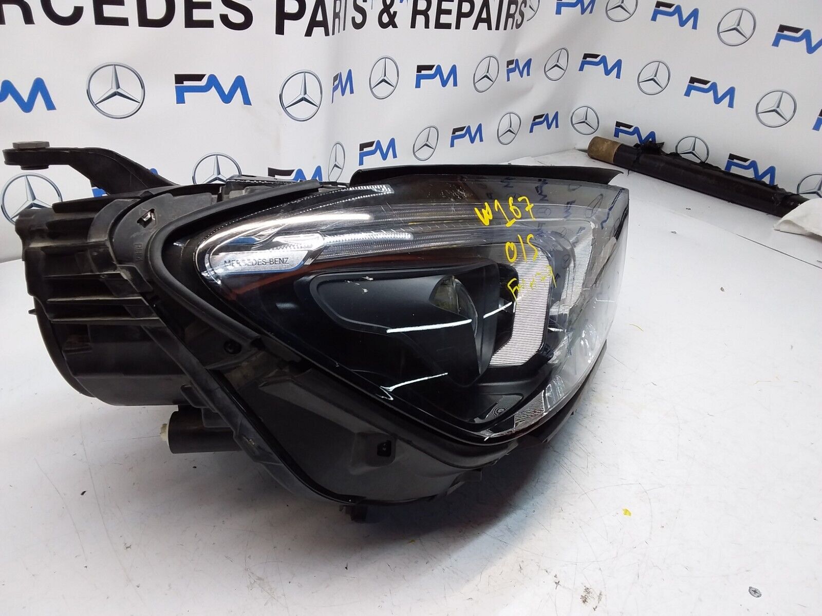 MERCEDES-BENZ W167 GLE DRIVER O/S HEADLIGHT A1679060900 FMH79 LED HIGH PERF