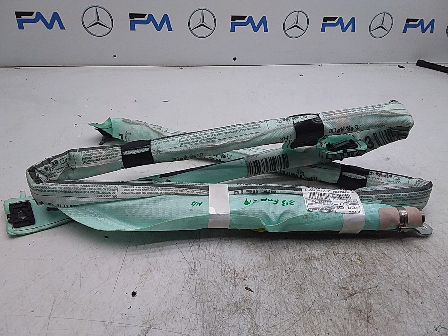 MERCEDES E-CLASS W213 CURTAIN ROOF AIRBAG NS LEFT SIDE A2138600902 FMR219