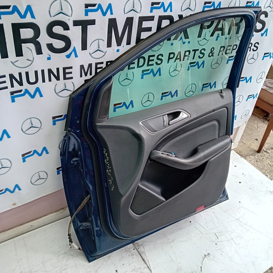 MERCEDES BENZ B-CLASS W246 DRIVER SIDE FRONT DOOR O/S/F COMPLETE BLUE FMD43