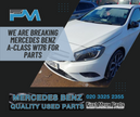 MERCEDES BENZ A-CLASS W176 - BREAKING / FRONT & REAR BUMPER  AND WINGS