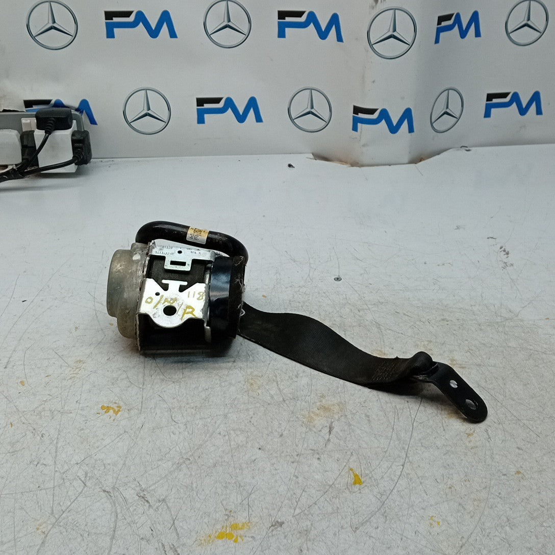 MERCEDES CLA W118 REAR DRIVER/PASSENGER SEAT BELT BLACK A1188600800 FM001243