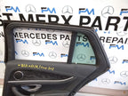 MERCEDES BENZ  E-CLASS W213 DRIVER SIDE REAR DOOR O/S/R COMPLETE BLACK FMD103