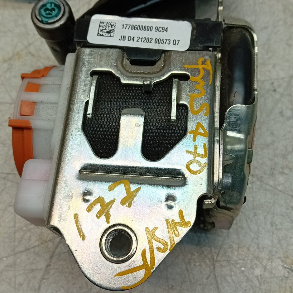 MERCEDES A-CLASS W177 SEAT BELT FRONT LEFT PASSENGER SIDE NSF A1778600800 FMS470