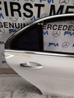 MERCEDES C-CLASS W205 SLN DRIVER REAR DOOR OSR WHITE 2014 ON COMPLETE FMD334