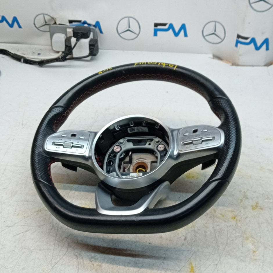 MERCEDES W205 C-CLASS MULTIFUNCTION STEERING WHEEL FL 2014 A0050004599 FM001401