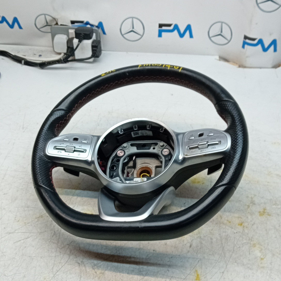 MERCEDES W205 C-CLASS MULTIFUNCTION STEERING WHEEL FL 2014 A0050004599 FM001401