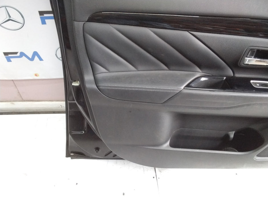 MITSUBISHI OUTLANDER PASSENGER SIDE FRONT DOOR N/S/F COMPLETE BLACK FMD53