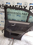 MERCEDES E-CLS W212  DRIVER REAR DOOR OSR BLACK 2009-16 COMPLETE  FMD590