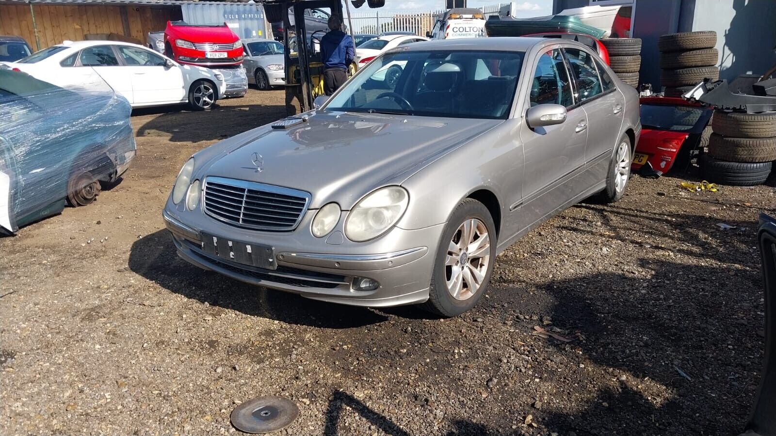 MERCEDES BENZ E-CLASS W211,2005 /BREAKING- HEAD LIGHT , TAIL LIGHT & WING MIRROR