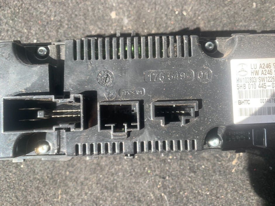 MERCEDES A CLASS W176 GLA X156 HEATER CONTROL PANEL A2469001708