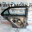 MERCEDES BENZ  E-CLASS W212 SLN PASSENGER REAR DOOR NSR SILVER 2013 FMD478
