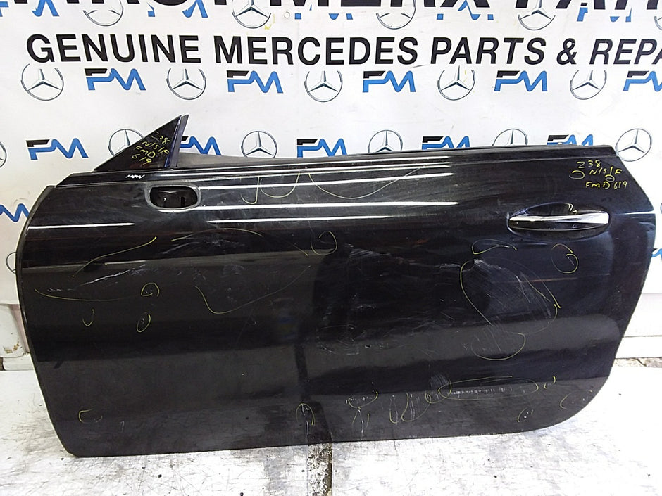 MERCEDES E-CLASS C238 PASSENGER FRONTDOOR NSF BLACK 2006 ONWARDS COMPLETE FMD619