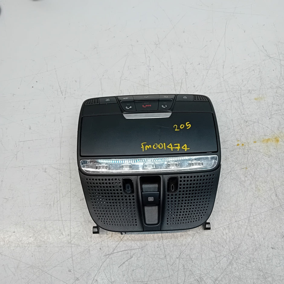 MERCEDES BENZ  C-CLASS W205 MHEV INTERIOR LIGHT A0009002507 2014 ON FM001474