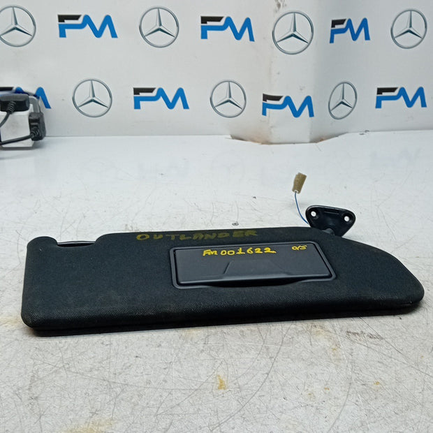 MITSUBISHI OUTLANDER MK3 SUN VISOR DRIVER SIDE OS BLACK 2014 FM001622