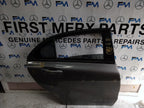 MERCEDES A-CLASS W176 DRIVER REAR DOOR OSR GREY 2012-18 COMPLETE FMD347