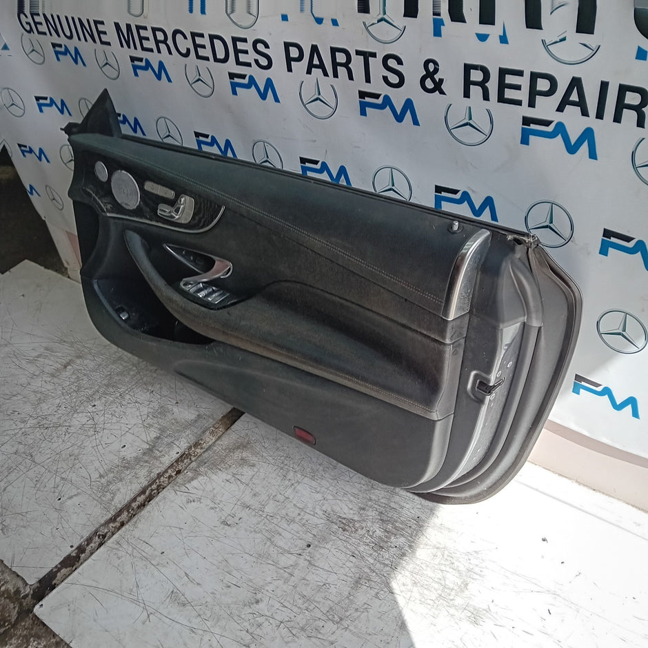 MERCEDES E-CLASS C238 CP DRIVER FRONT DOOR OSF 2016 ON GREY COMPLETE FMD405