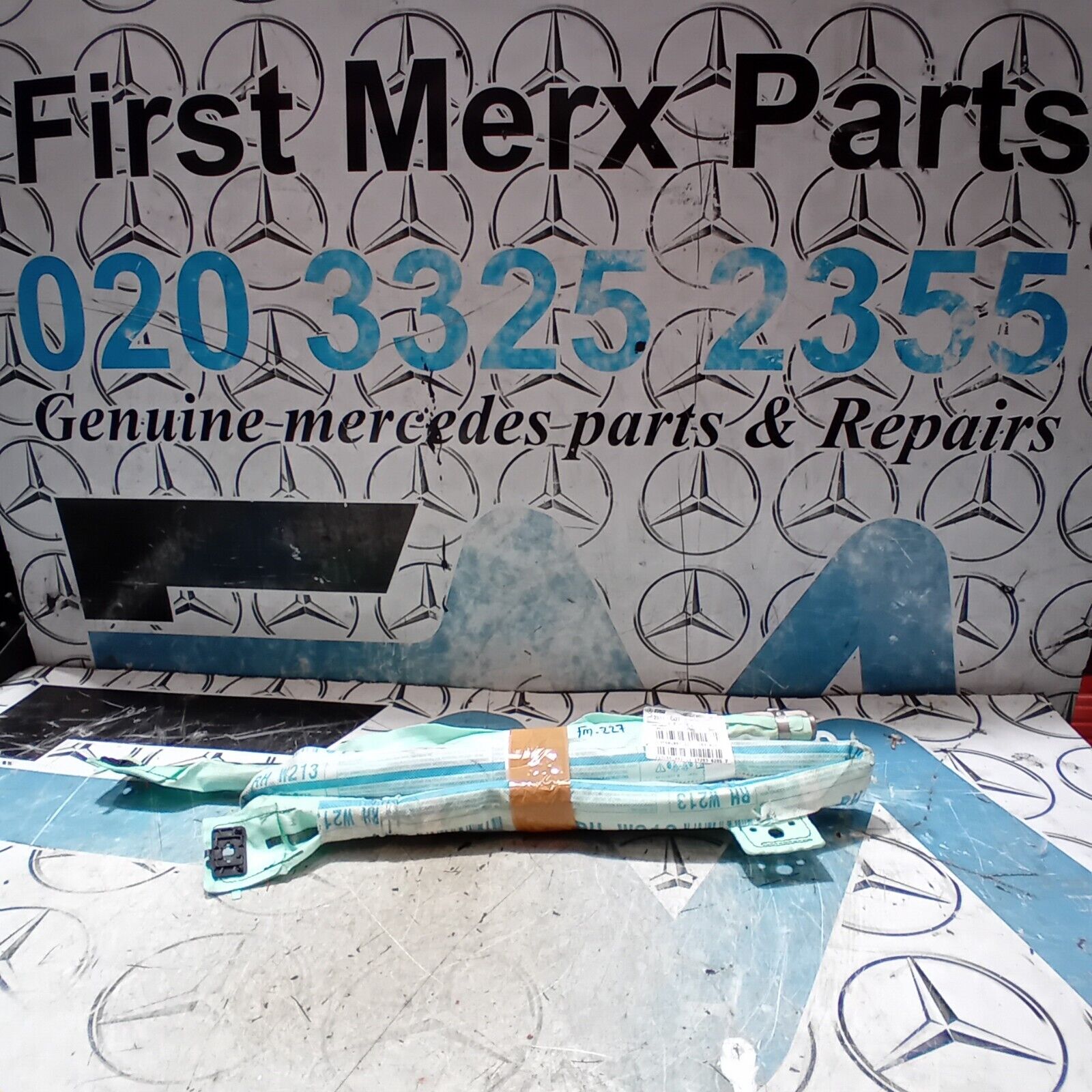 MERCEDES BENZ E-CLASS AIR ROOF BAG CURTAIN O/S 2020 W213 2138601002 FM227