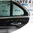 MERCEDES BENZ C-CLASS W205 PASSENGER SIDE REAR DOOR N/S/R BLACK FMD120