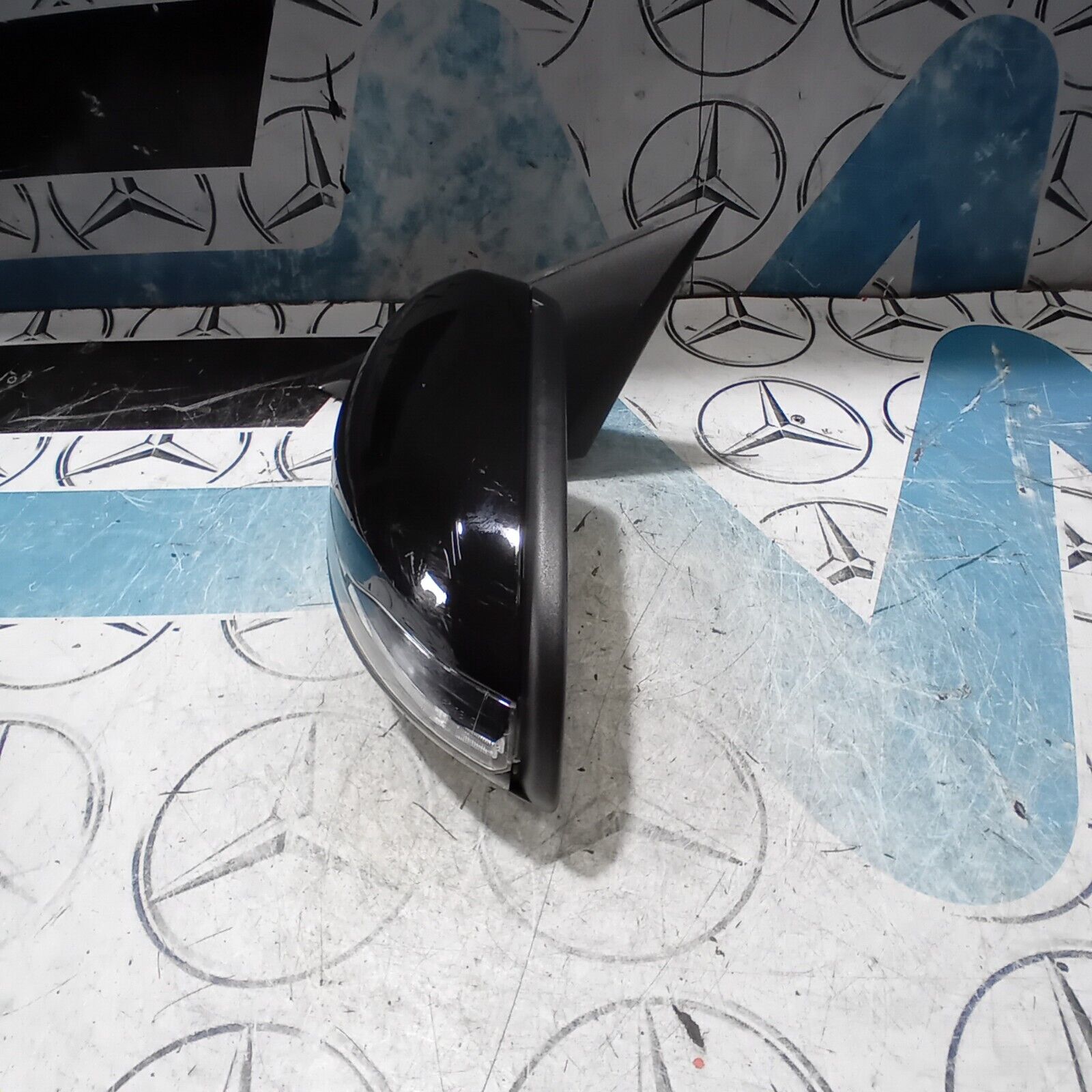2017 MERCEDES C CLASS W205 RIGHT SIDE WING MIRROR POWER FOLD IN BLACKA2058104702