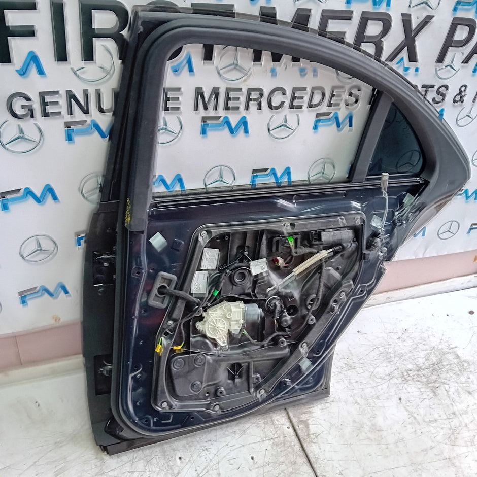MERCEDES BENZ S-CLASS W222 SALOON DRIVER REAR DOOR OSR BLACK 2014 ON FMD214