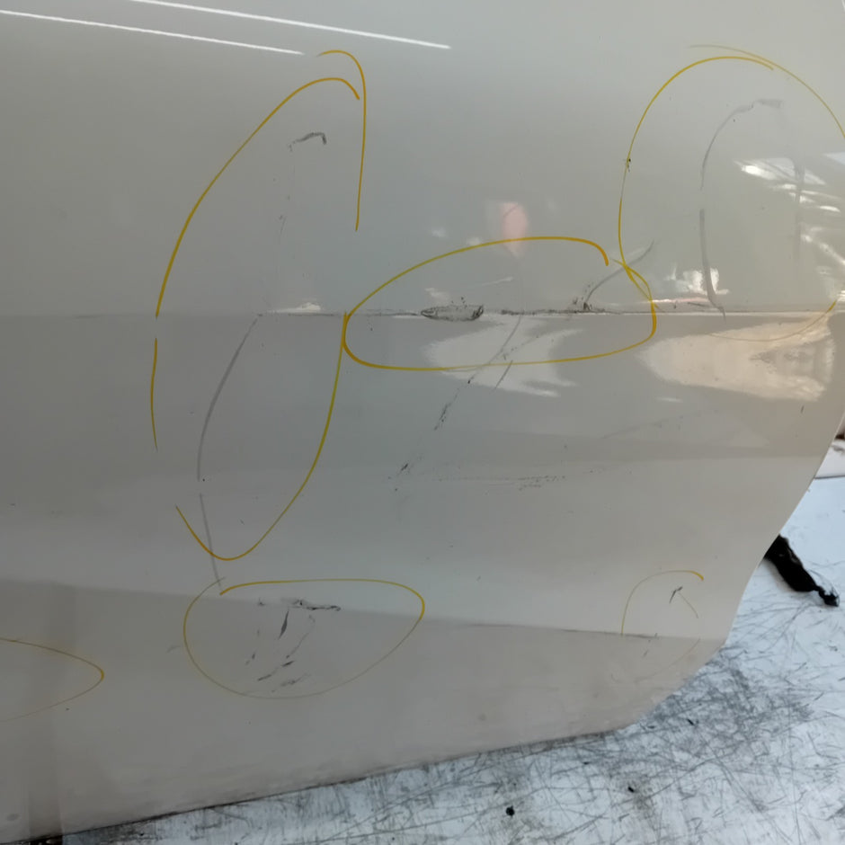 MERCEDES A-CLASS W176 DRIVER REAR DOOR OSR 2012-18 WHITE COMPLETE FMD358